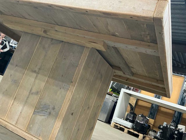 Woodiez steigerhouten beachbar tafel (4x) - afbeelding 4 van  5