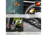 Woofrider hondenfietstrailer grijs (x2) - afbeelding 6 van  10