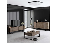 Woonkamermeubelset - 2 delen in zwarte walnoot - afbeelding 7 van  14