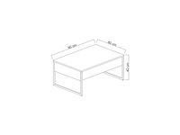 Woonkamermeubelset met tv-meubel, salontafel en ladekast van travertijn - afbeelding 3 van  12