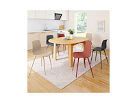 Woonkamerstoelen (kleurenmix) - set van 6 - afbeelding 3 van  9