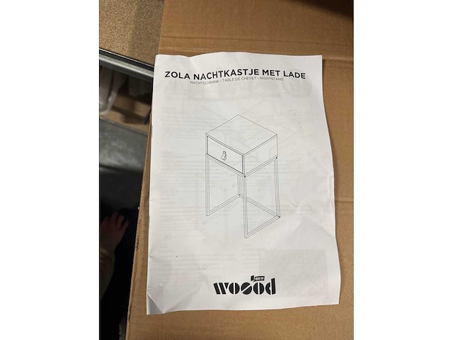 Woood - zola - nachtkastje - afbeelding 2 van  3