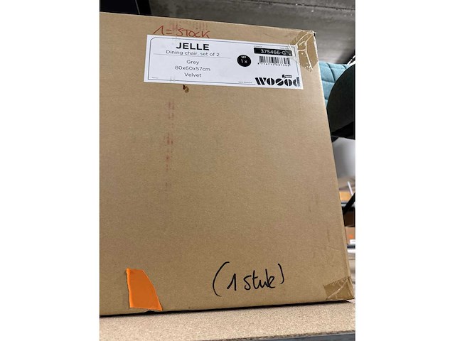 Woood jelle eetkamerstoel (2 stuks) - afbeelding 4 van  4