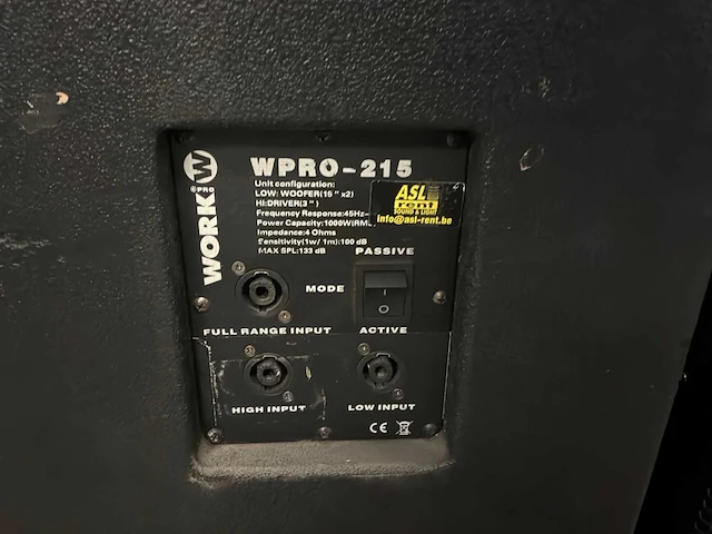 Work - wpro-215 - topkast - audio diversen (2x) - afbeelding 4 van  4