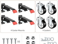 Workbench casters kit 400kg - afbeelding 4 van  6