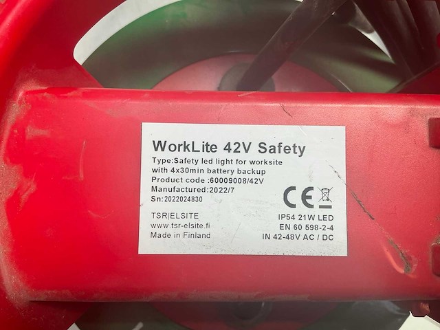 Worklite 42v safety bouwlamp - afbeelding 6 van  6