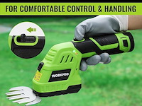 Workpro 12v heggenschaar op accu - afbeelding 4 van  5