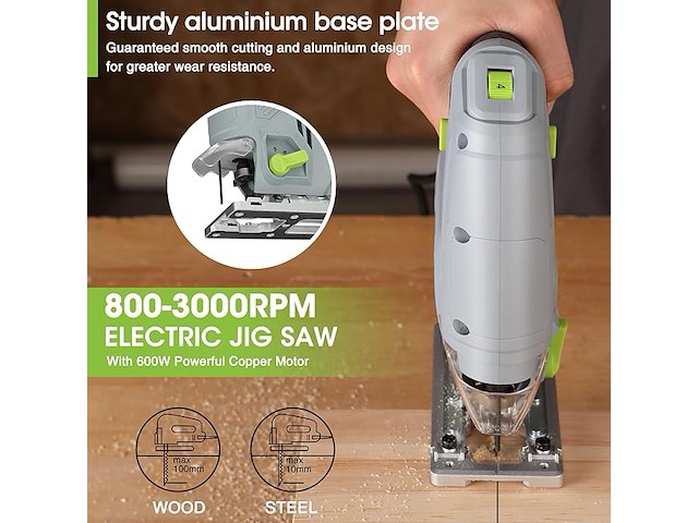 Workpro 600w decoupeerzaag - afbeelding 5 van  5