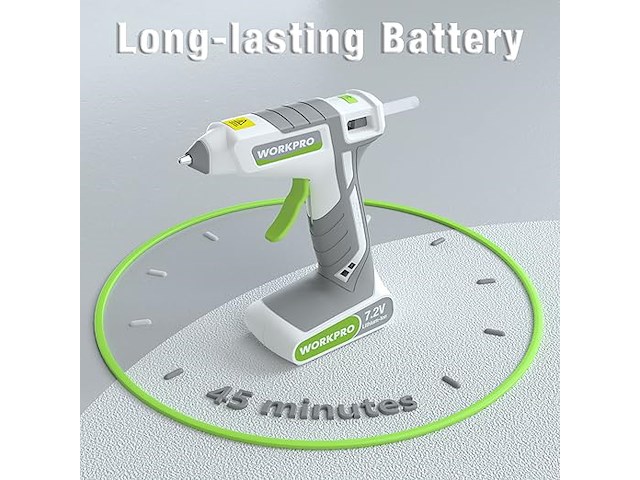 Workpro 7,2 v draadloos lijmpistool - afbeelding 3 van  5