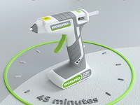 Workpro 7,2 v draadloos lijmpistool - afbeelding 3 van  5