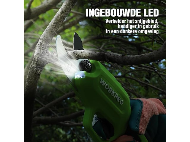 Workpro 7,2 v draadloze snoeischaar - afbeelding 3 van  5