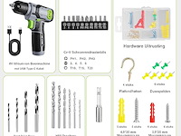 Workpro 8v accuschroevendraaier set - afbeelding 2 van  5