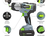Workpro accu-slagschroevendraaier - afbeelding 4 van  4