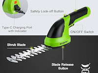 Workpro accu snoeischaar - afbeelding 3 van  6