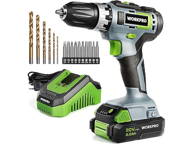 Workpro accuschroefboormachine - afbeelding 1 van  6