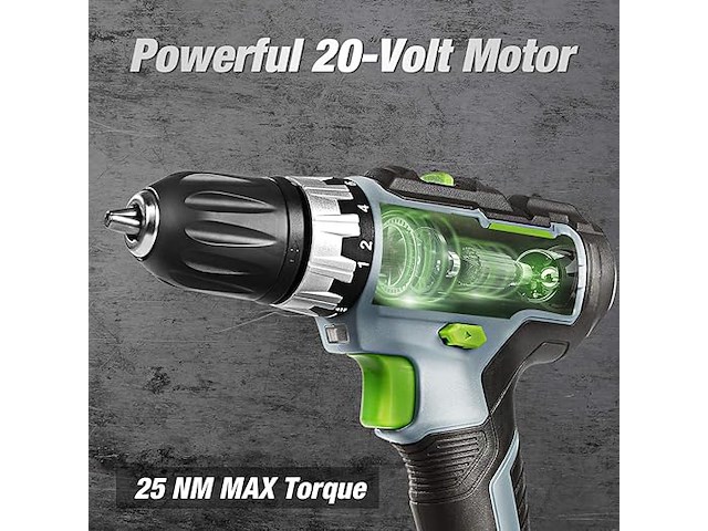 Workpro accuschroefboormachine - afbeelding 2 van  6