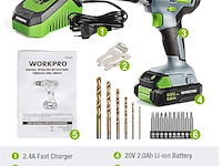 Workpro accuschroefboormachine - afbeelding 4 van  6