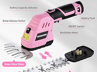 Workpro draadloze gras- en heggenschaar - afbeelding 2 van  3