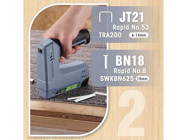 Workpro draadloze nietmachine - afbeelding 4 van  4