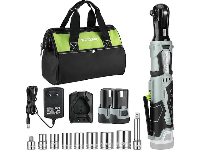 Workpro elektrische ratelsleutelset - afbeelding 1 van  7