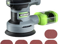 Workpro excentrische schuurmachine 300 w - afbeelding 1 van  4