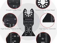 Workpro multifunctionele gereedschapsschijven - afbeelding 3 van  5