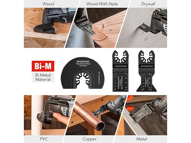 Workpro multifunctionele gereedschapsschijven - afbeelding 5 van  5