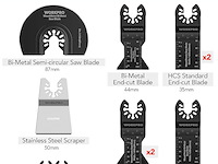 Workpro multifunctionele gereedschapsschijven - afbeelding 3 van  5