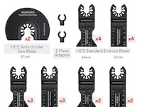 Workpro multifunctionele gereedschapsschijven - afbeelding 2 van  4