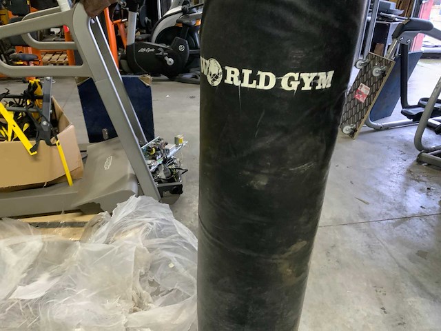 World gym boks zak punch bag krachtstation - afbeelding 3 van  6