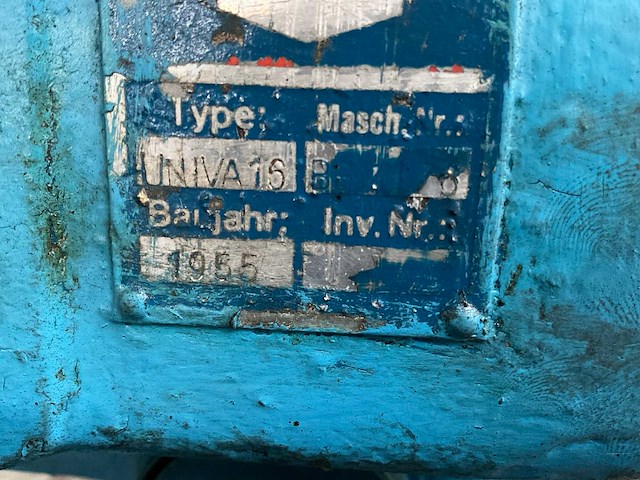 Worner univa16 kolomboormachine - afbeelding 7 van  7