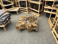 Wortel salontafel 80x80 - afbeelding 1 van  2