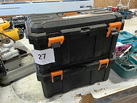 Worx gereedschapskoffer (2x)