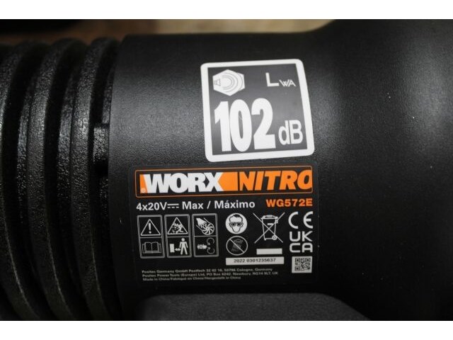 Worx nitro 80 v bladblazer - afbeelding 8 van  10