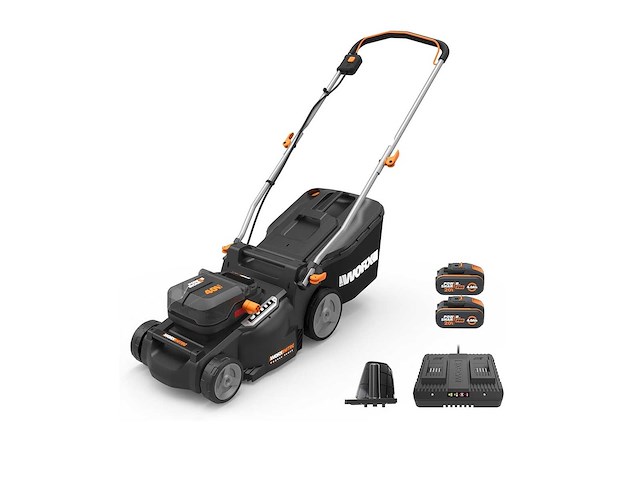 Worx wg737e nitro accu grasmaaier 40 v (2 × 20 v) - afbeelding 1 van  1
