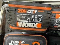 Worx wx370 accu-boormachine met 5 diverse batterijen - afbeelding 3 van  6