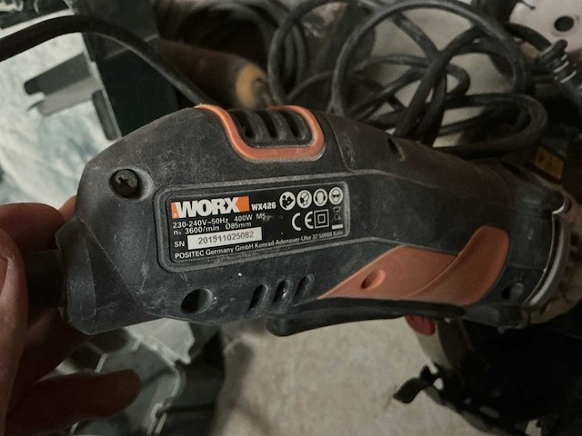 Worx wx426 cirkelzaagmachine - afbeelding 4 van  5