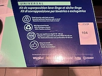Wpro stapelkit voor wasmachine/-droger - afbeelding 2 van  4