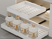 Wqu uittrekbare kastorganizer (zwart) - afbeelding 4 van  5