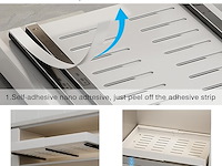 Wqu uittrekbare kastorganizer (zwart) - afbeelding 2 van  5