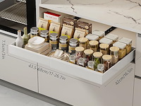 Wqu uittrekbare kastorganizer (zwart) - afbeelding 5 van  5