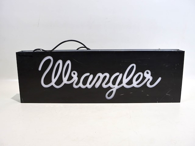 Wrangler lichtreclame - afbeelding 1 van  7