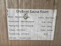 Ws-180100 douchecabine met sauna - afbeelding 3 van  3