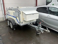 Wt-metall th4/lu/2 aanhangwagen voor honden - afbeelding 1 van  16