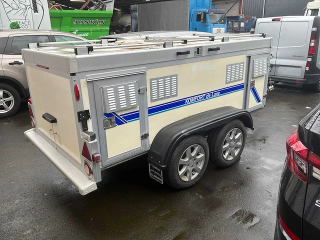 Wt-metall th4/lu/2 aanhangwagen voor honden - afbeelding 9 van  16