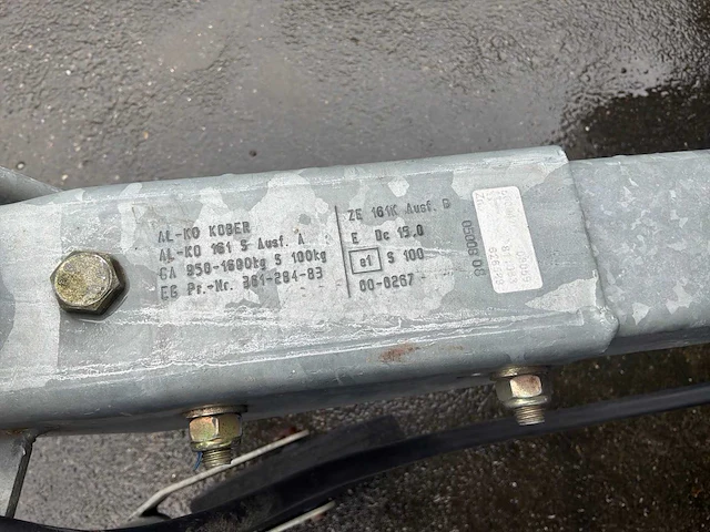Wt-metall th4/lu/2 aanhangwagen voor honden - afbeelding 15 van  16