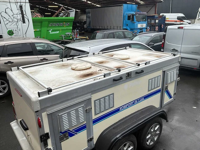 Wt-metall th4/lu/2 aanhangwagen voor honden - afbeelding 10 van  16