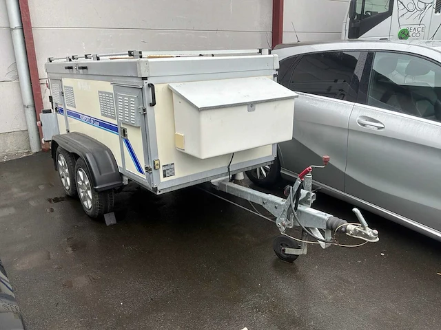 Wt-metall th4/lu/2 aanhangwagen voor honden - afbeelding 4 van  16