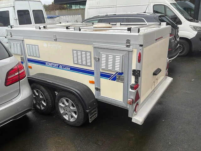 Wt-metall th4/lu/2 aanhangwagen voor honden - afbeelding 2 van  16