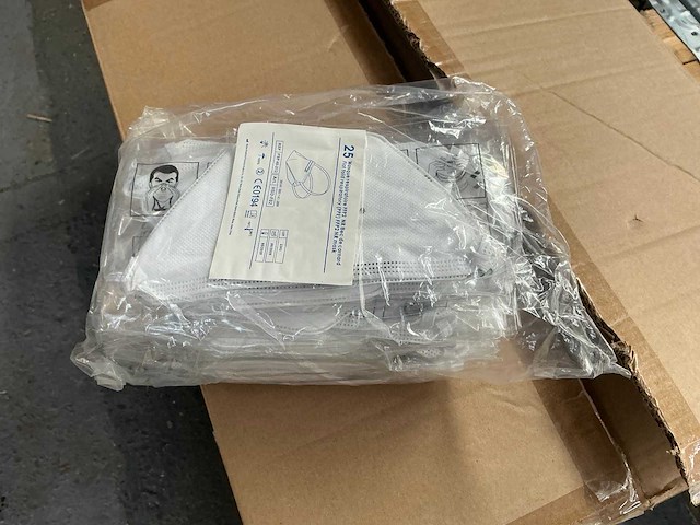 Wuhan ffp2 mondmasker (250x) - afbeelding 1 van  4